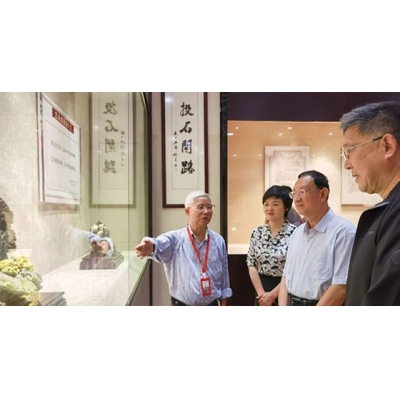 全國人大教科文衛(wèi)委員會主任委員雒樹剛率調(diào)研組參觀安特·倪東方藝術(shù)博物館