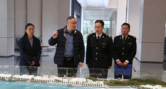 麗水海關關長洪壯一行調(diào)研安特集團